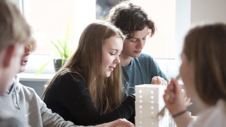 Frokostpause med Lyngs Idrætsefterskole